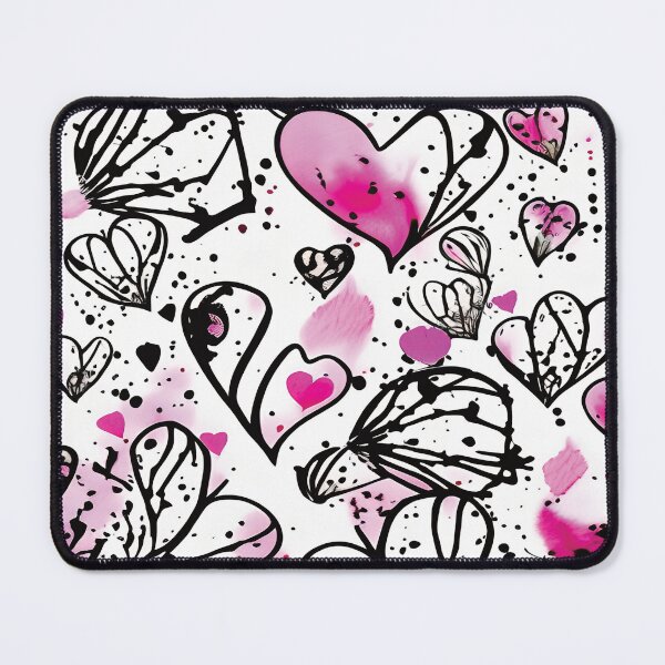 Item preview, Ink splatter line art hearts. designed and sold by GabyTrillions.