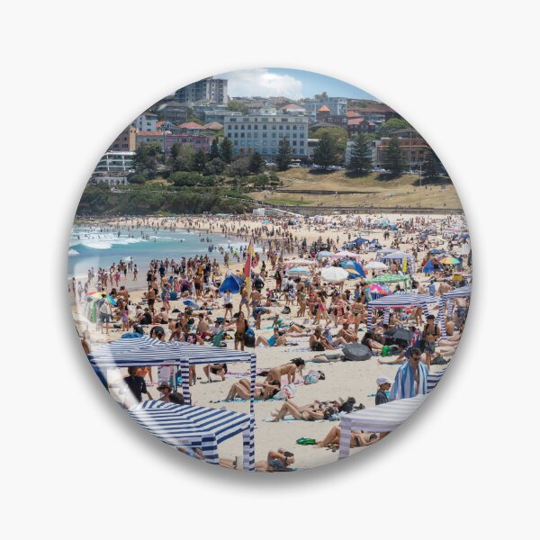 Item preview, Crowded Bondi Beach 2023 designed and sold by Martin Berry Photography.