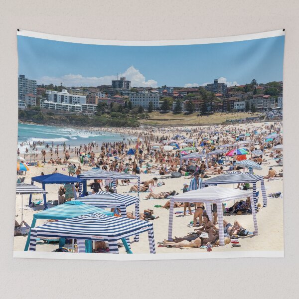 Item preview, Crowded Bondi Beach 2023 designed and sold by Martin Berry Photography.