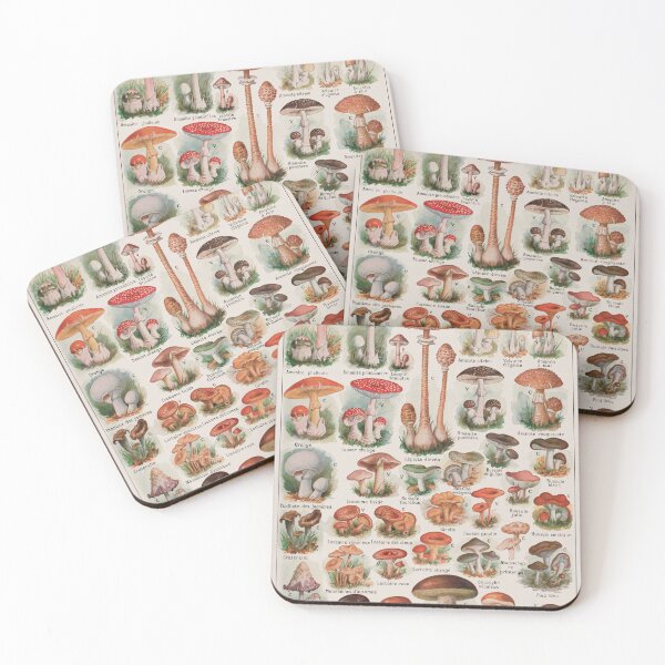 Item preview, Vintage Mushroom Fungus Science Illustration IV designed and sold by VintageArchive.