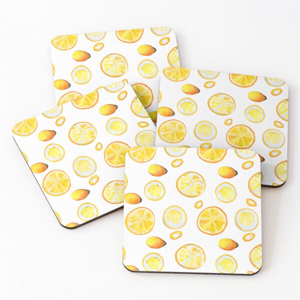 Item preview, Lemon and white PATTERN designed and sold by starfishstuff.