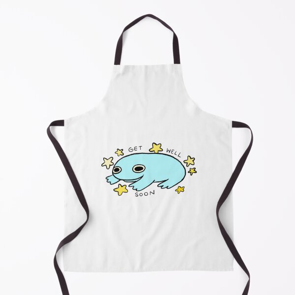 Item preview, Get Well Soon | Blue Frog with Stars designed and sold by iristocat.