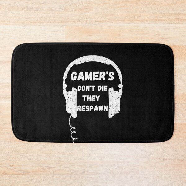 Item preview,  Gaming Slogans - Gamers Dont Die They Respawn - Funny Gamer Novelty Designs designed and sold by ImagesDesigns.