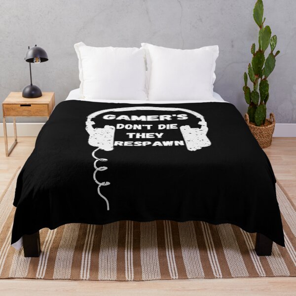 Item preview,  Gaming Slogans - Gamers Dont Die They Respawn - Funny Gamer Novelty Designs designed and sold by ImagesDesigns.