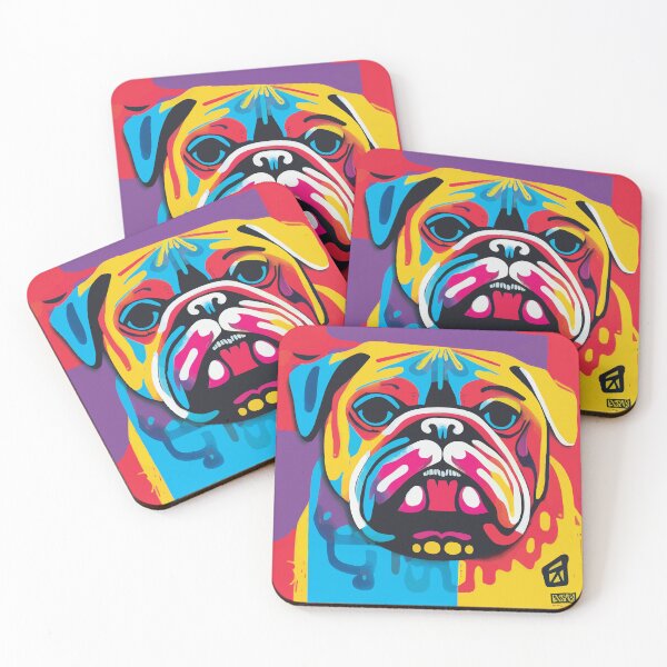 Item preview, Stand Out with Our Unique and Artistic Old English Bulldog Art designed and sold by potparadise.