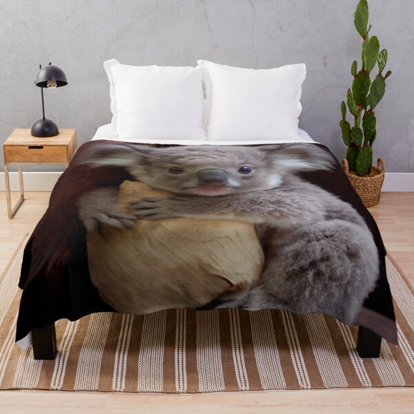 Artikelvorschau, Cute Baby Koala with Coconut Husk Digital Painting entworfen und verkauft von CodeAndColors.