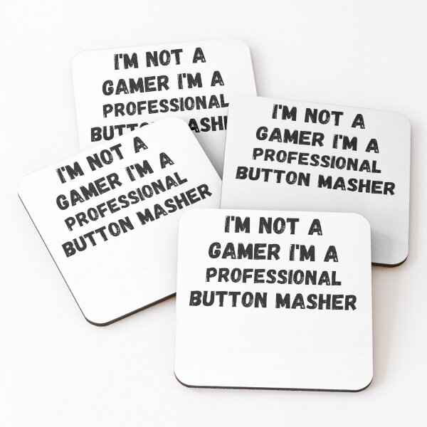 Item preview, Gaming Slogans - Im Not A Gamer Im A Professional Button Smasher - Funny Gamer Novelty Designs designed and sold by ImagesDesigns.