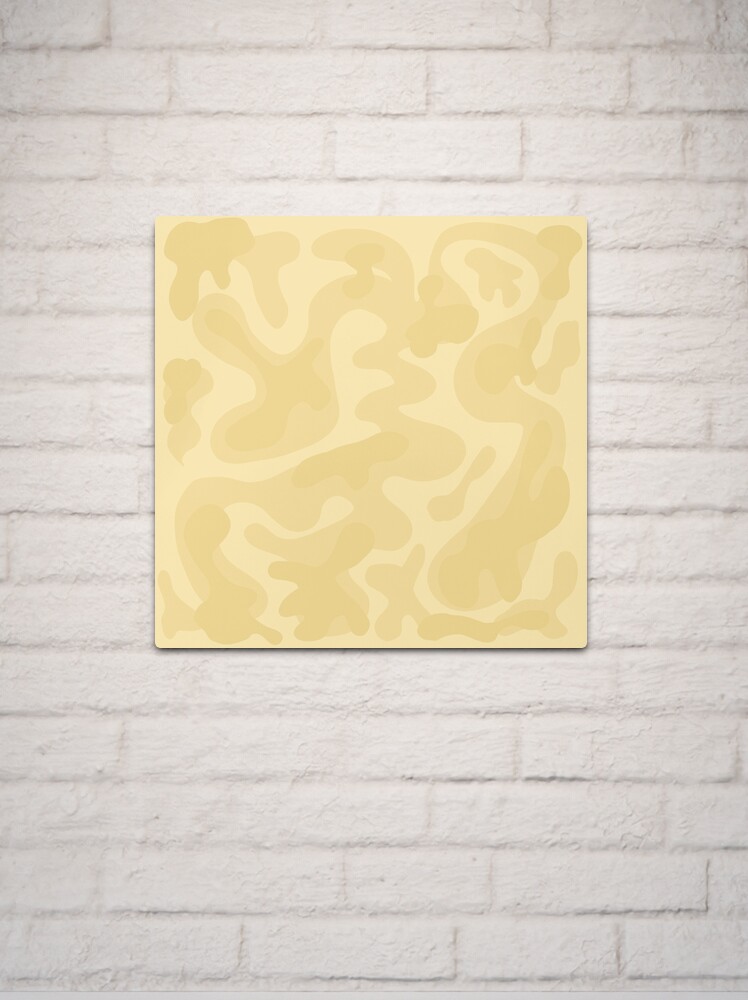 Thumbnail 2 of 4, Metal Print, Yellow jelly blobs designed and sold by Micyak.