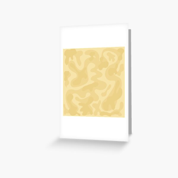 Yellow jelly blobs Greeting Card