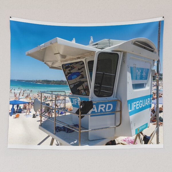 Item preview, Lifeguard Tower Bondi Beach  designed and sold by Martin Berry Photography.