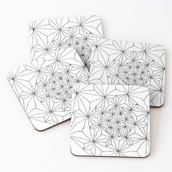 Item preview, Triangles in Triangles w/ Stitches designed and sold by yetipivot.