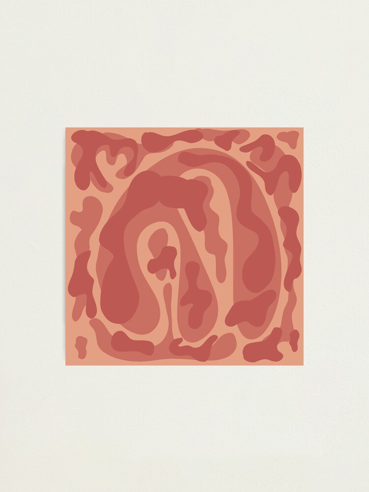 Thumbnail 2 of 3, Photographic Print, red jelly blob designed and sold by Micyak.