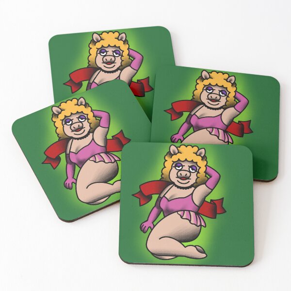 Item preview, Treasure Island Piggy Pinup designed and sold by degeneroot.
