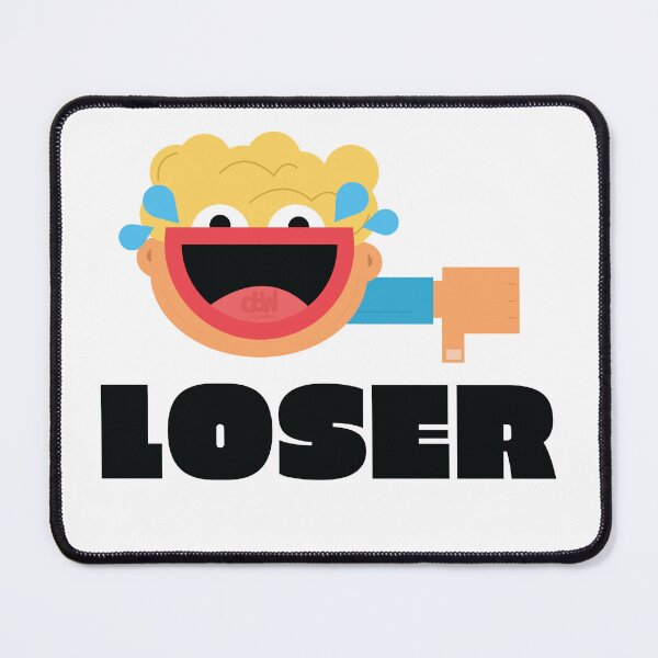 Item preview, You Are A Loser Funny Meme LOL Thumbs Down Laughing Hard Loser Face Artwork Icon Image designed and sold by doseofwin.
