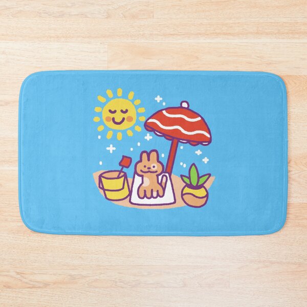 Item preview, Cat Beach Scene designed and sold by kukulgraphics.