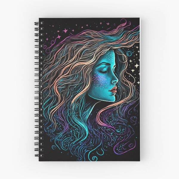 Item preview, Neon Blacklight Portrait of A Woman designed and sold by TortillaChief.