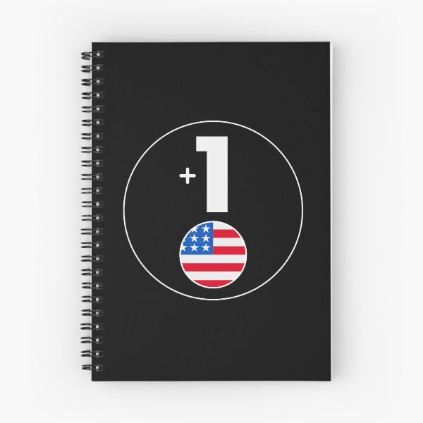 Item preview, USA country code +1 logo badge designed and sold by LeddsoDello.