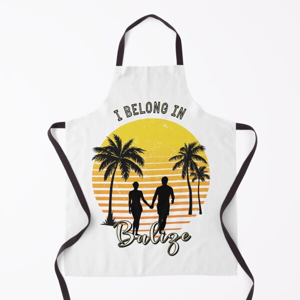 Item preview, I belong in Belize retro sunset palm tree  designed and sold by TipTopTapo.