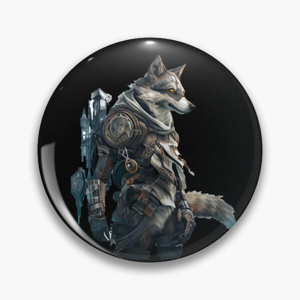 Item preview, cyber wolf designed and sold by ArtificialGenes.