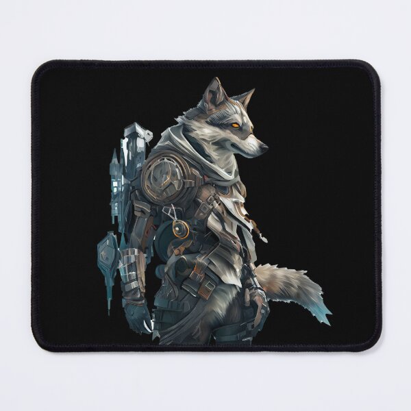 Item preview, cyber wolf designed and sold by ArtificialGenes.