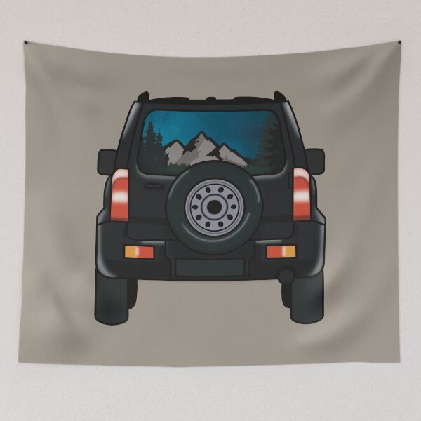 Item preview, Suzuki Jimny Gen 3 (Black) Mountain Night Sky designed and sold by Kiah Rose Creative.