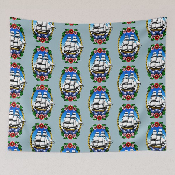 Item preview, Traditional Tattoo Ship designed and sold by degeneroot.