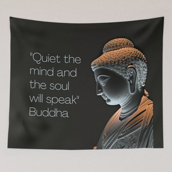 Item preview, Buddha - Quiet the mind and the soul will speak designed and sold by RetComly.