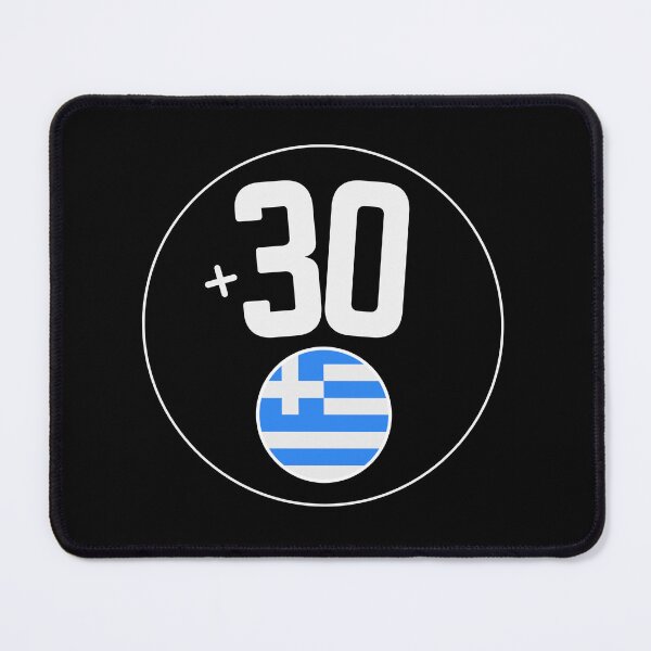 Item preview, GREECE country code +30 phone dialing badge designed and sold by LeddsoDello.