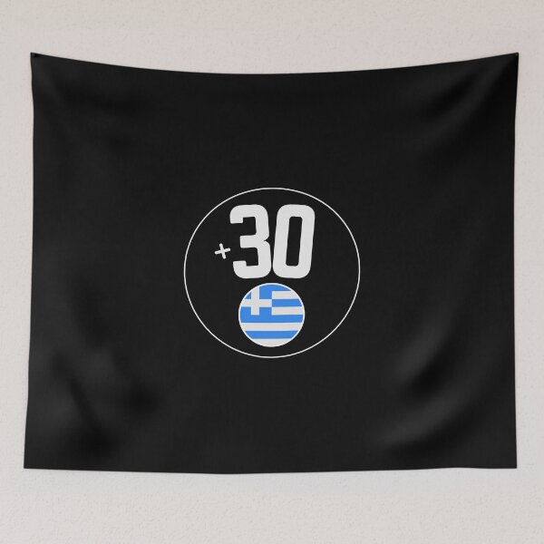 Item preview, GREECE country code +30 phone dialing badge designed and sold by LeddsoDello.