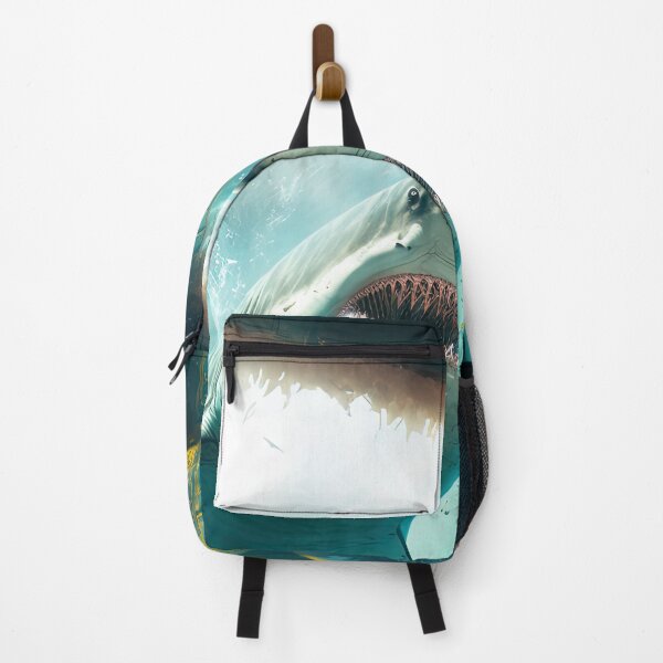 Item preview, white shark sunken ship  designed and sold by Arthoughts.