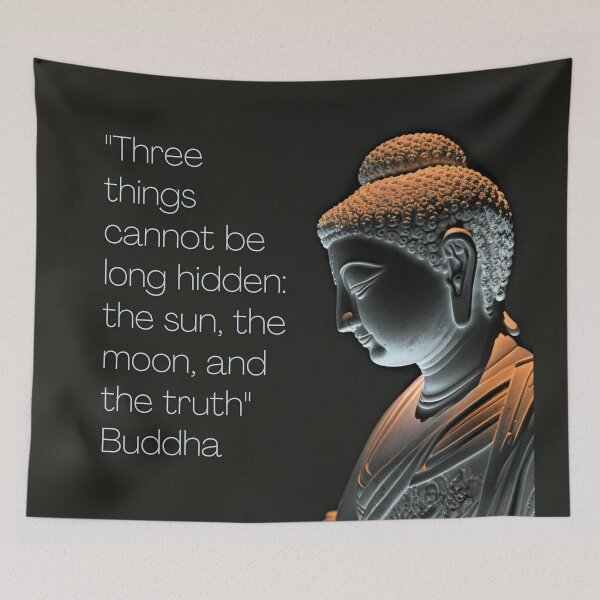 Item preview, Buddha - Three things cannot be long hidden... designed and sold by RetComly.