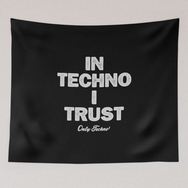 Item preview, In Techno I Trust, Djs gift. designed and sold by paulo silveira.