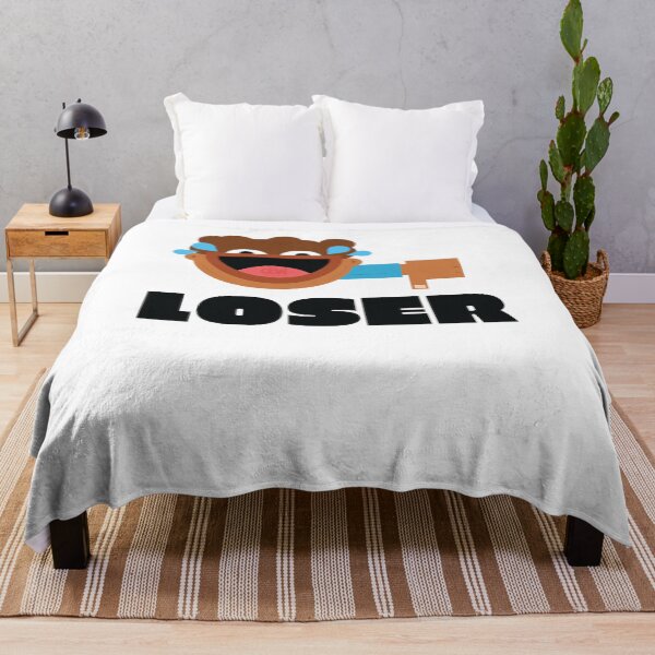 Item preview, You Are A Loser Funny Meme LOL Thumbs Down Laughing Hard Loser Face Artwork Dark Icon designed and sold by doseofwin.