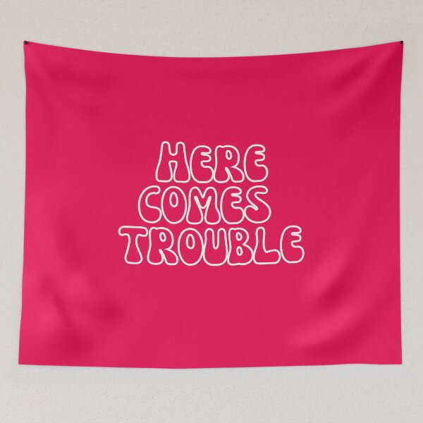 Item preview, Here Comes Trouble 70's style designed and sold by ootzie.