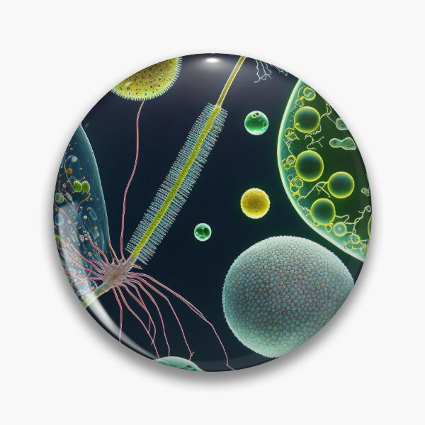 Item preview, Imagined Biology With Fun Colorful Microscopic Organisms designed and sold by FunWearVM.