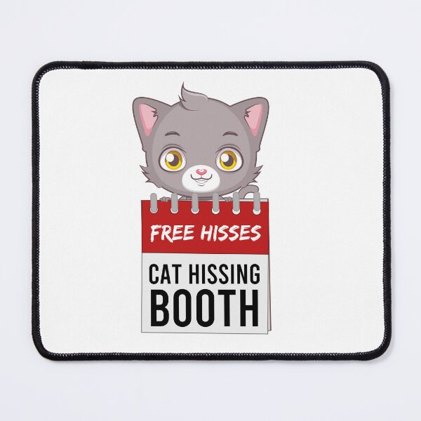 Item preview, Cat Hissing Booth Free Hisses T-Shirt & stickers, madagascar hissing cockroach live designed and sold by Thisyellowshop.