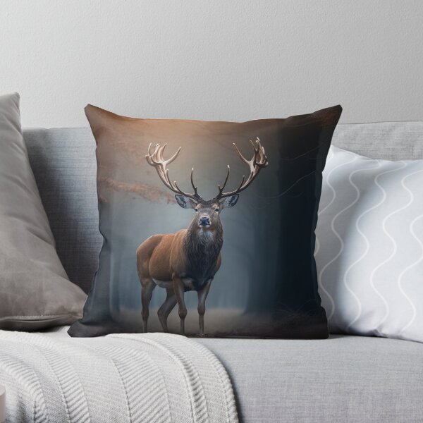 Cushion covers best sale with stag head