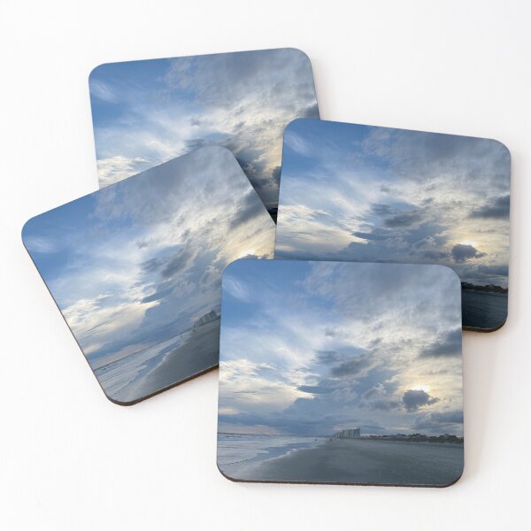 Item preview, Beach with Blue Sky and Incredibly Beautiful Clouds  designed and sold by JLFXCreations.