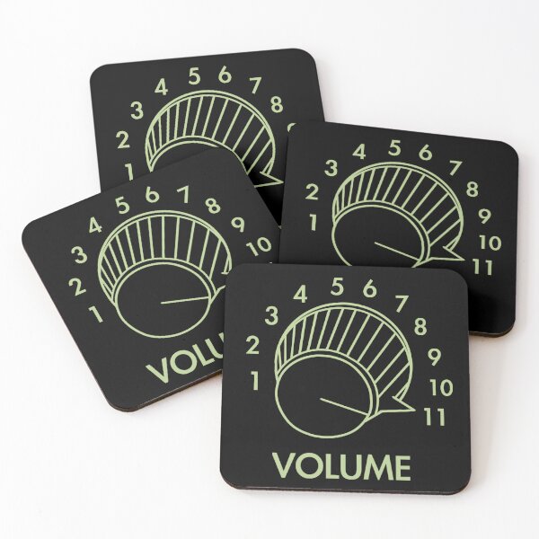 Item preview, Volume Knob 11 Funny Guitar Musician T-Shirt Gift Rock Heavy Metal Green Print designed and sold by blueversion.