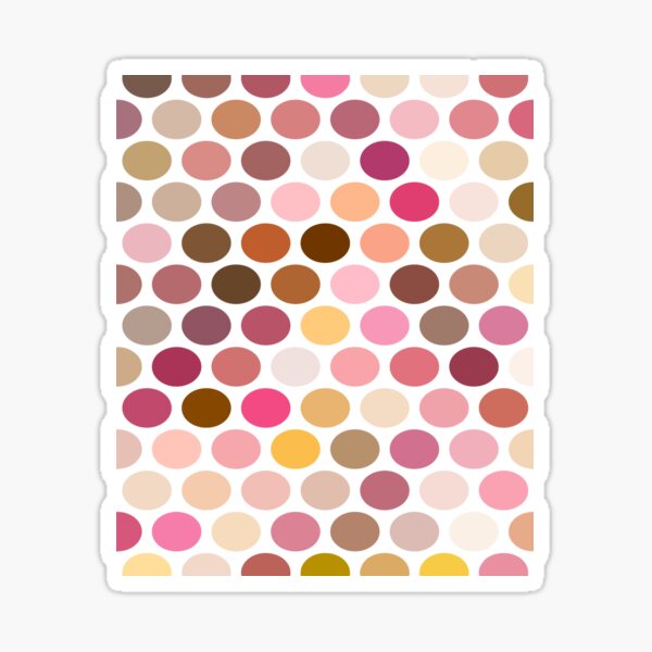 "abstract dots background color " Sticker for Sale by Kanpaii Redbubble