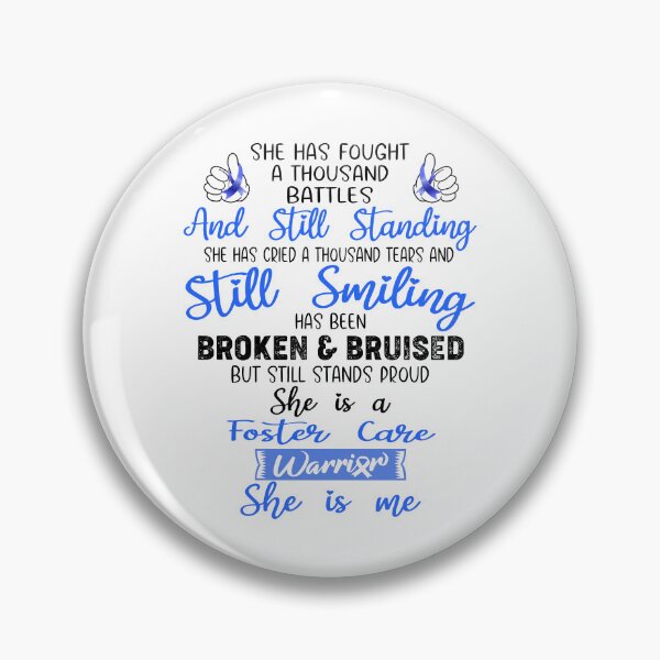Item preview, Foster Care Warrior SHE IS ME - Support Foster Care Fighter Gifts designed and sold by Berriosly.