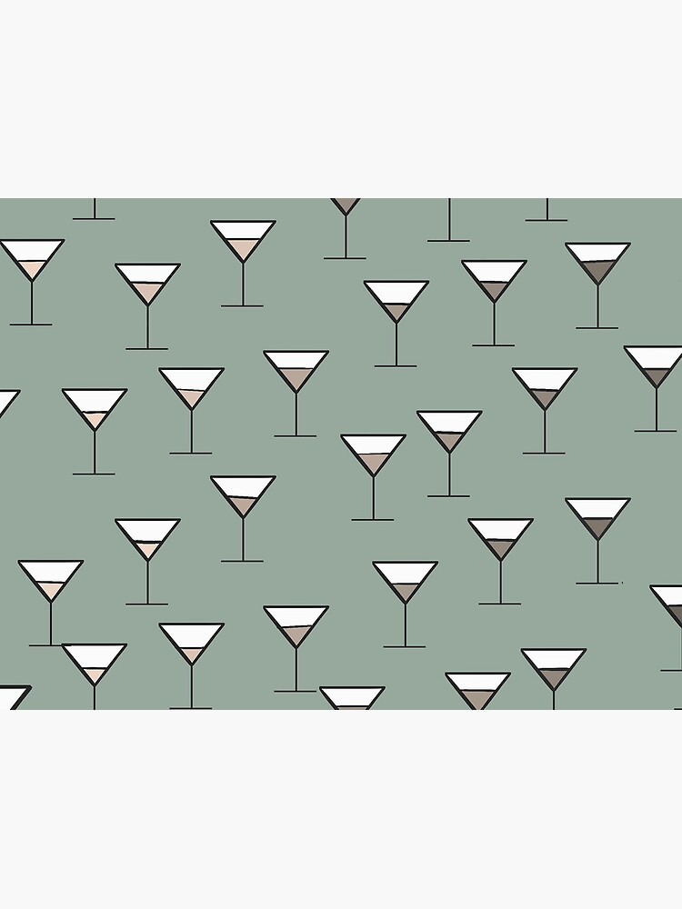 Thumbnail 3 of 3, Art Print, sage green espresso martini designed and sold by Micyak.