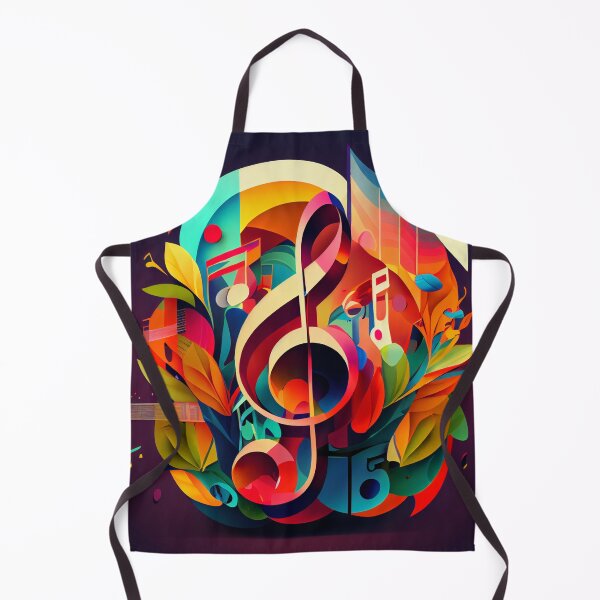 Item preview, Bright Colorful 3D Musical Print Digital Painting designed and sold by CodeAndColors.