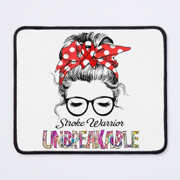 Item preview, Stroke Warrior - UNBREAKABLE - Stroke Ribbon designed and sold by Tifrop.