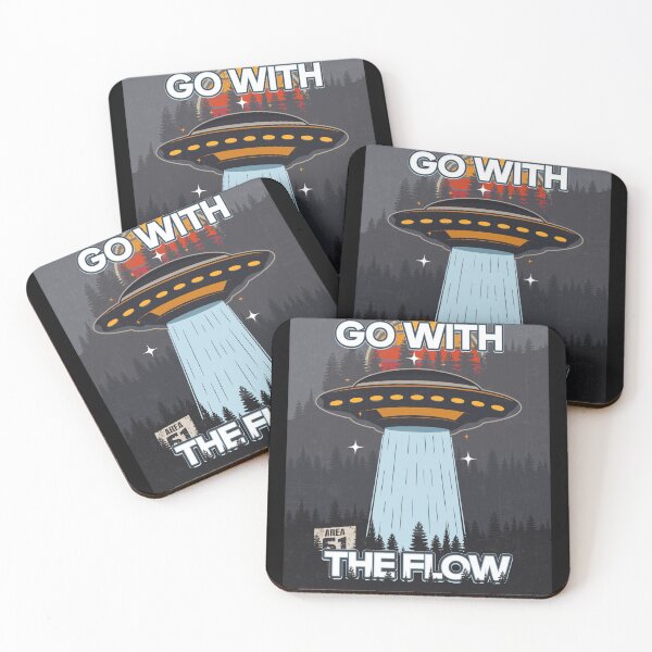 Item preview, UFO GO WITH THE FLOW designed and sold by HomeCoquette.