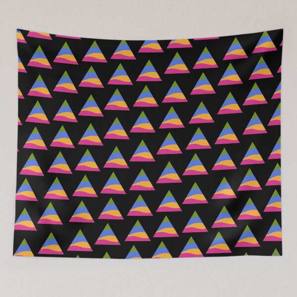 Item preview, Multicolor geometric triangles designed and sold by cutecrazytshirt.