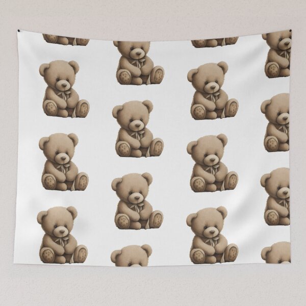 Item preview, cute teddy bear designed and sold by ArtificialGenes.