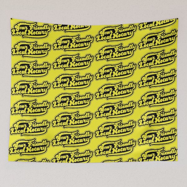 Item preview, Yellow Your Friendly Local Notary designed and sold by YourLocalNotary.