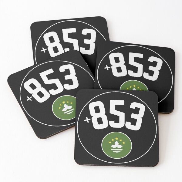 Item preview, MACAO Macau country code +853 phone dialing badge designed and sold by LeddsoDello.