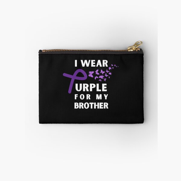 Item preview, Brother Epilepsy Awareness Month Seizure October November 17th Cancer Survivor Purple Ribbon Cancer Support Hope Love Mental Health Depression Anxiety Inspirational Motivational Gift Idea designed and sold by EpsilonEridani.